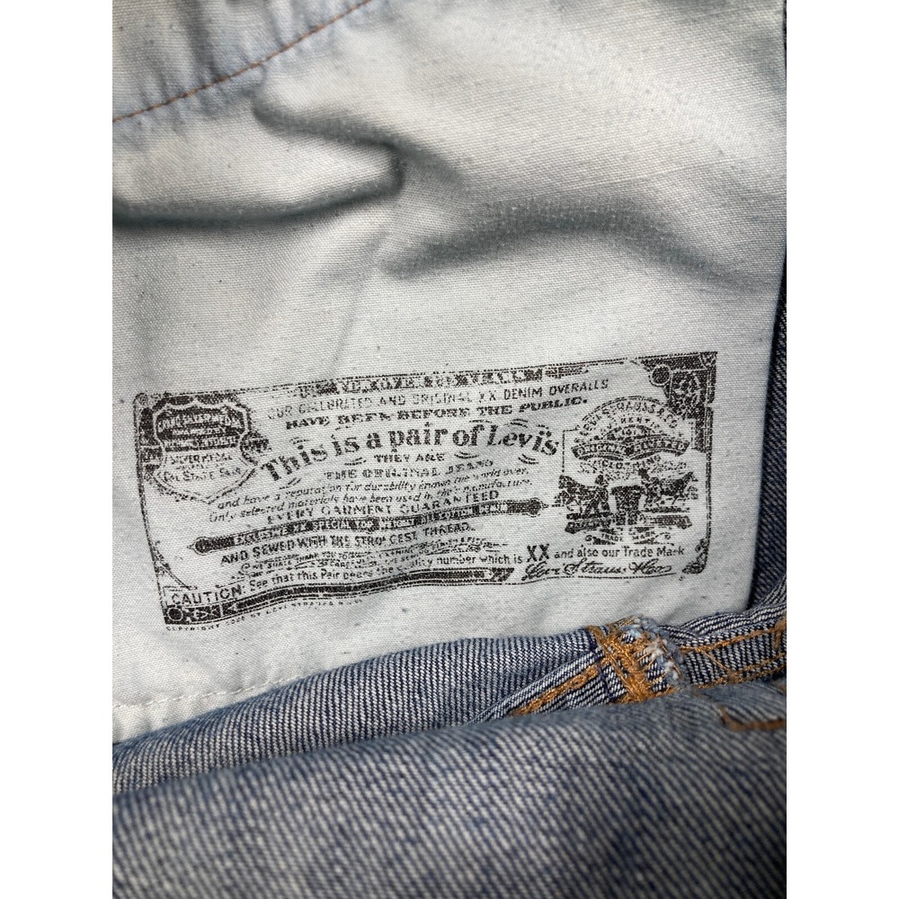 Levi's 501 Jeans Men's 38x30 Blue Original Button Fly Straight Western Rodeo - Picture 13 of 16